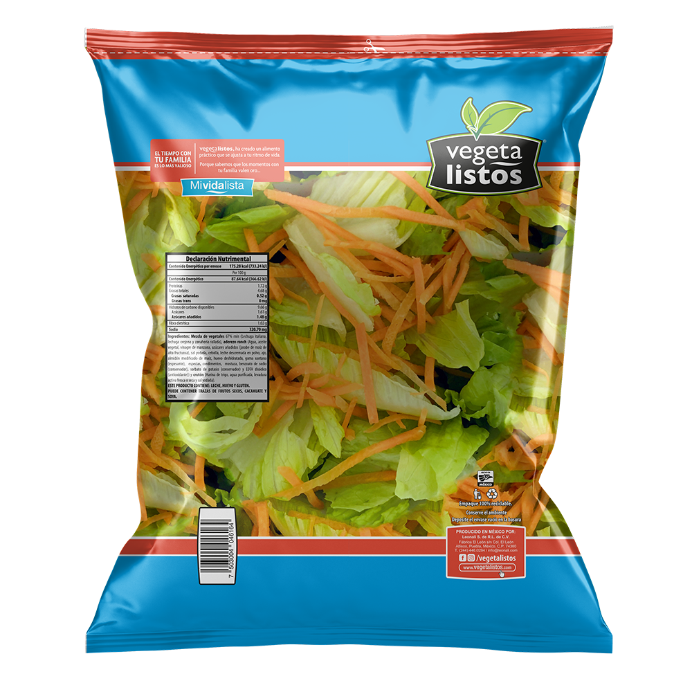 Ensalada Ranch (200g)(caja con 12 pzas)