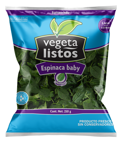 Espinaca Baby (250g) (caja de 10 pzas)